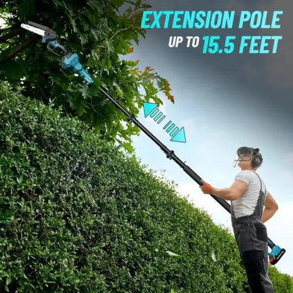 KELVICK PR1 - 2-in-1 Cordless Pole Chainsaw Pro + Free Battery & Charger