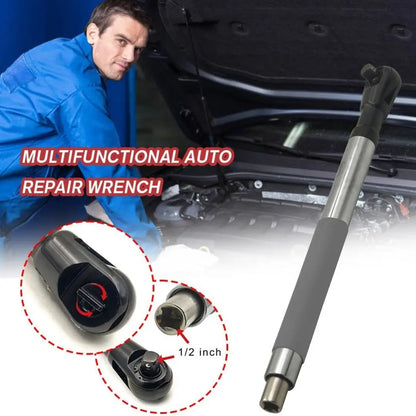 Kelvick Electric Drill Impact Extension Wrench, Electric Ratchet Adapter, Chain Wrench Extension for 1/2" Socket Sets, 4 Conversion Adapters 🔧